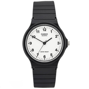 CASIO卡西欧男女学生手表mq24情侣款 ins风乔妹网红小黑表mq