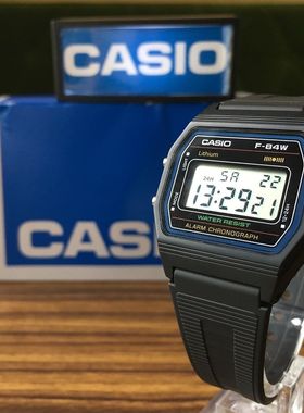 日本卡西欧CASIO F-84/F-91WM-1/2/3/7/9A塑胶小方块手表男女同款