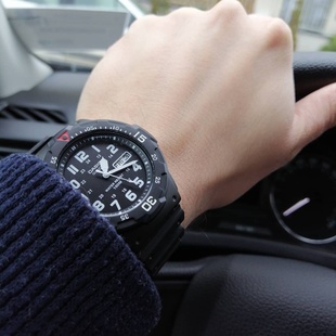 男韩版 时尚 MRW200HC 7B2 防水潮流橡胶石英表男款 卡西欧手表