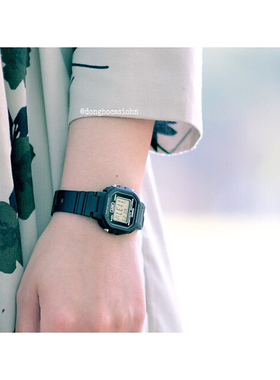 【精致小巧迷人】正品卡西欧粉色方块LA-20WH-1A/B/C/4A1女生手表