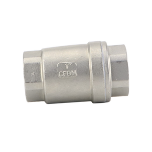 H12W-16P 304不锈钢立式止回阀单向阀逆止阀1寸2寸4分DN15 20 25