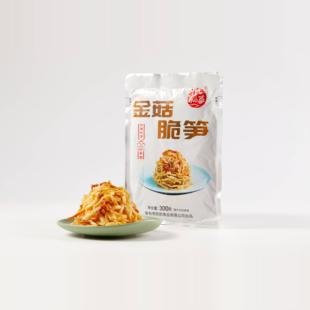小小春安吉特产咸菜即食下饭菜金菇脆笋素食罐头清粥小菜300g