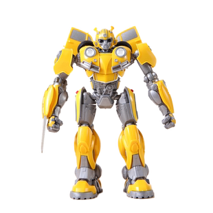 正版大黄蜂电影多人物免胶可动拼装模型小号手变形金刚手办礼物