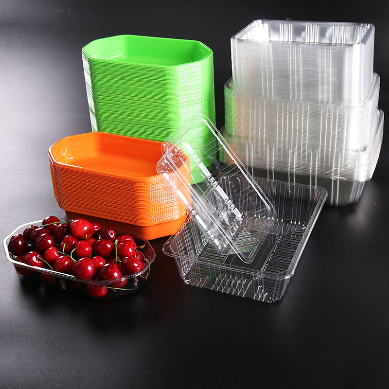 一次性水果盒无盖彩色托盘西瓜果切盒船型长方形打包盒果蔬包装盒,餐饮具,一次性餐盒,淘宝优惠券,粉丝福利购,淘宝优惠卷
