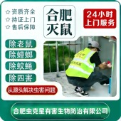 合肥灭鼠灭蟑螂杀虫四害上门蚊蝇灭飞虫害虫专业老鼠白蚁公司消杀