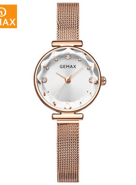 【特价】GEMAX/格玛仕 女士小巧时尚简约女表防水石英手表 8177