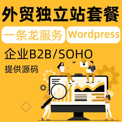 外贸建站商城独立站wp英文网站建设店铺装修wordpress企业站定制
