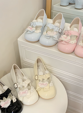 现货【糯叽叽】lolita可爱基础款软妹宝宝平底鞋玛丽珍