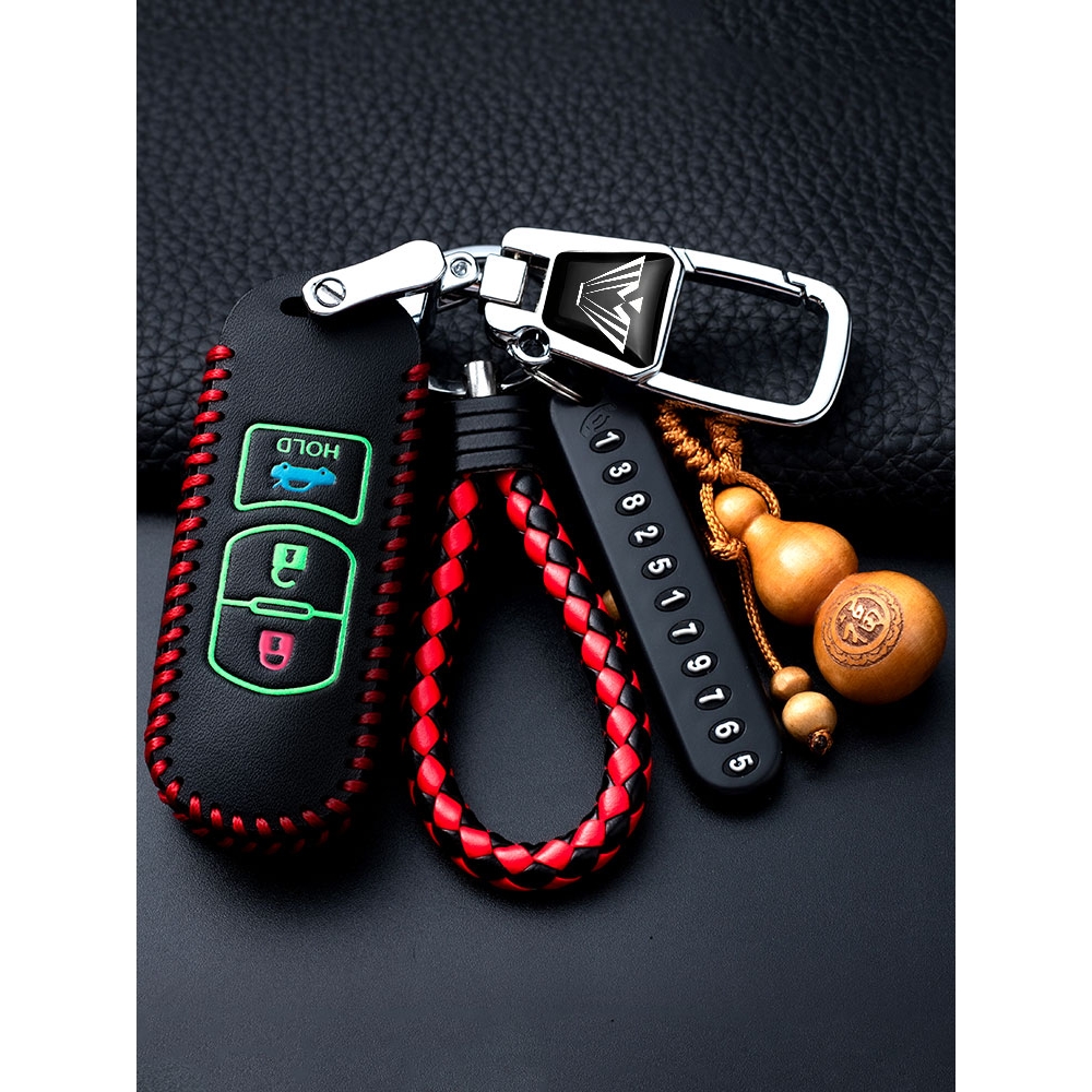 马自达钥匙套阿特兹cx4马自达3昂克赛拉cx5车钥匙套专用包扣创意