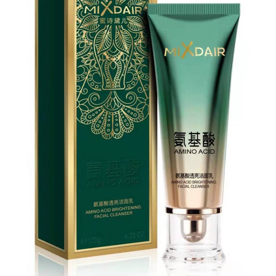 MIXDAIR蜜诗黛儿氨基酸透亮洁面乳120G洗面奶滋润保湿
