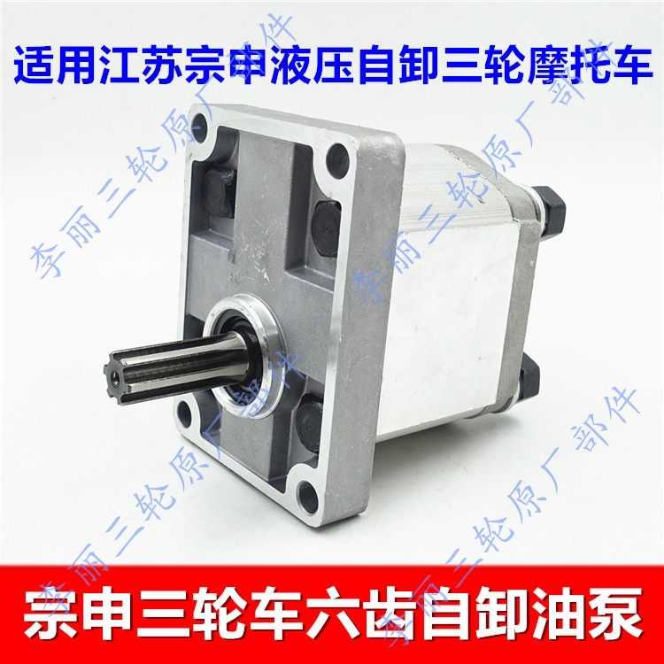 江苏宗申三轮车自卸油泵 液压取力器油缸油泵配件货运篷车摩托车