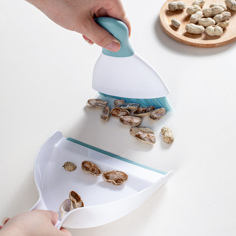 日本迷你版桌面小扫把簸箕套装小扫把清洁刷键盘刷子扫帚清洁工具