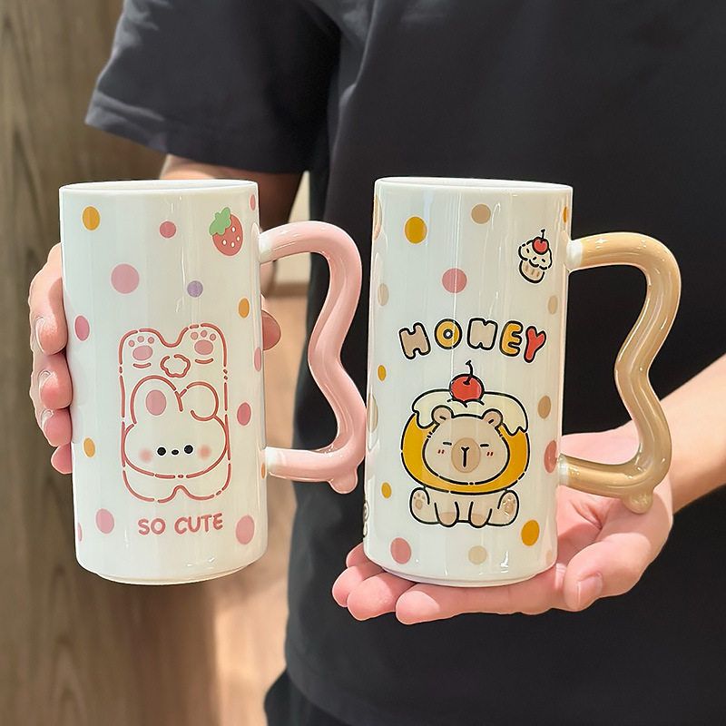 子女马克杯生日礼物陶瓷咖啡早餐