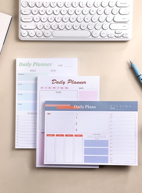 Dailyplanner weeklyplanner日计划周计划本冰箱磁吸本便签日程本