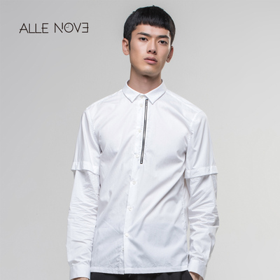 allenove墨尔本可拆卸时尚白衬衫