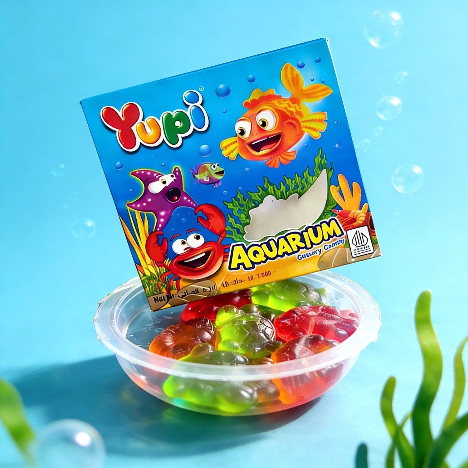 Yupi印尼进口海洋动物造型软糖30g果汁网红橡皮糖糖果