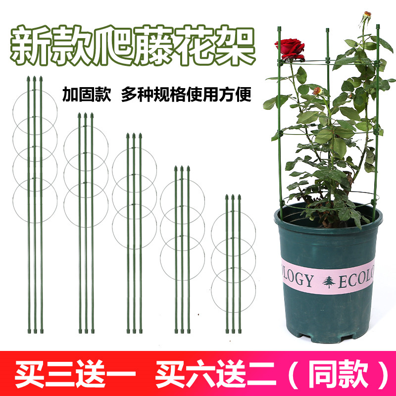 爬藤花架子花支架月季室内花卉植物支撑杆绿萝铁线莲蟹爪兰攀爬架 鲜花速递/花卉仿真/绿植园艺 花架 原图主图