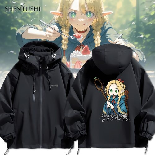 连帽秋冬新款宽松防风冲锋衣