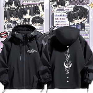 连帽秋冬新款宽松防风冲锋衣