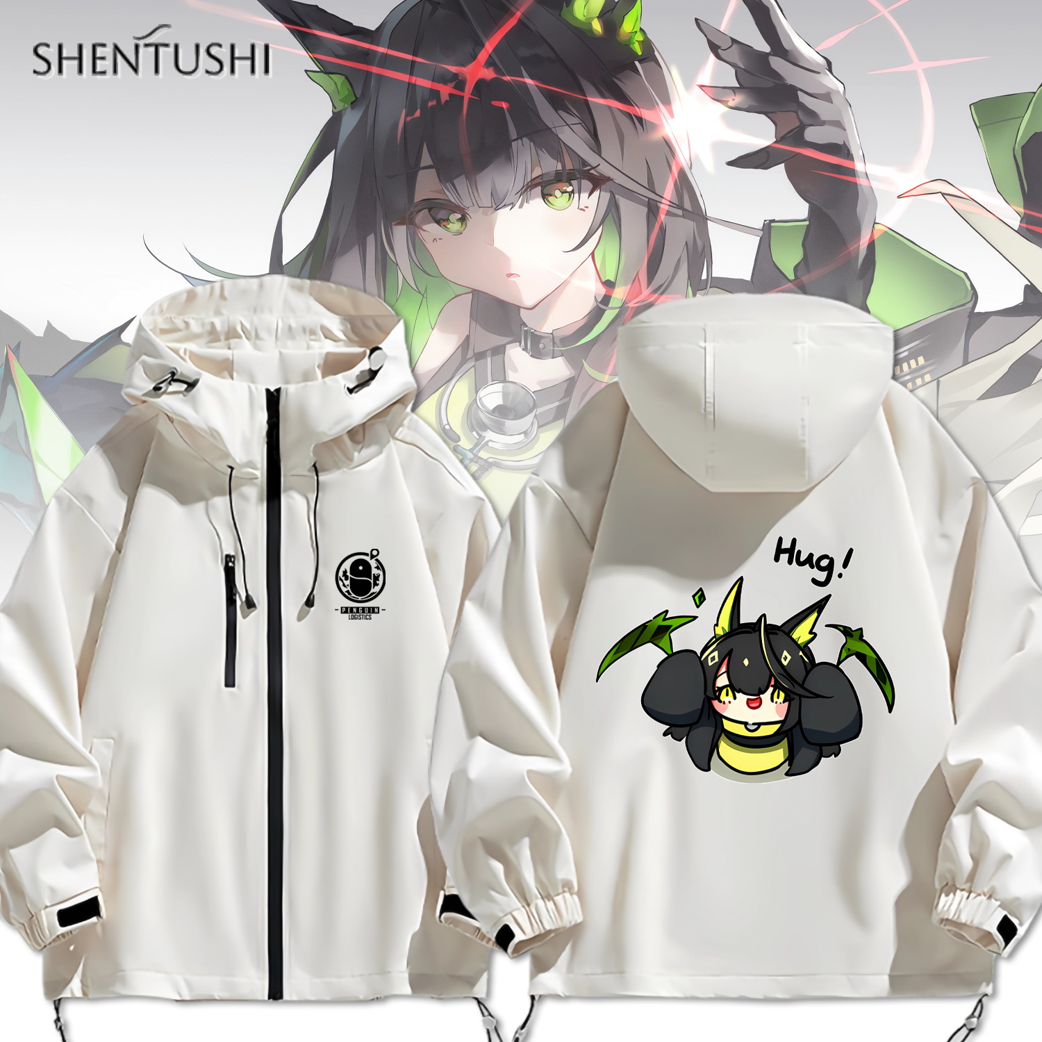 连帽秋冬新款宽松防风冲锋衣