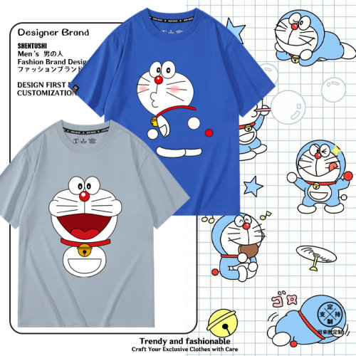 圆领纯棉短袖T恤衣服男装夏