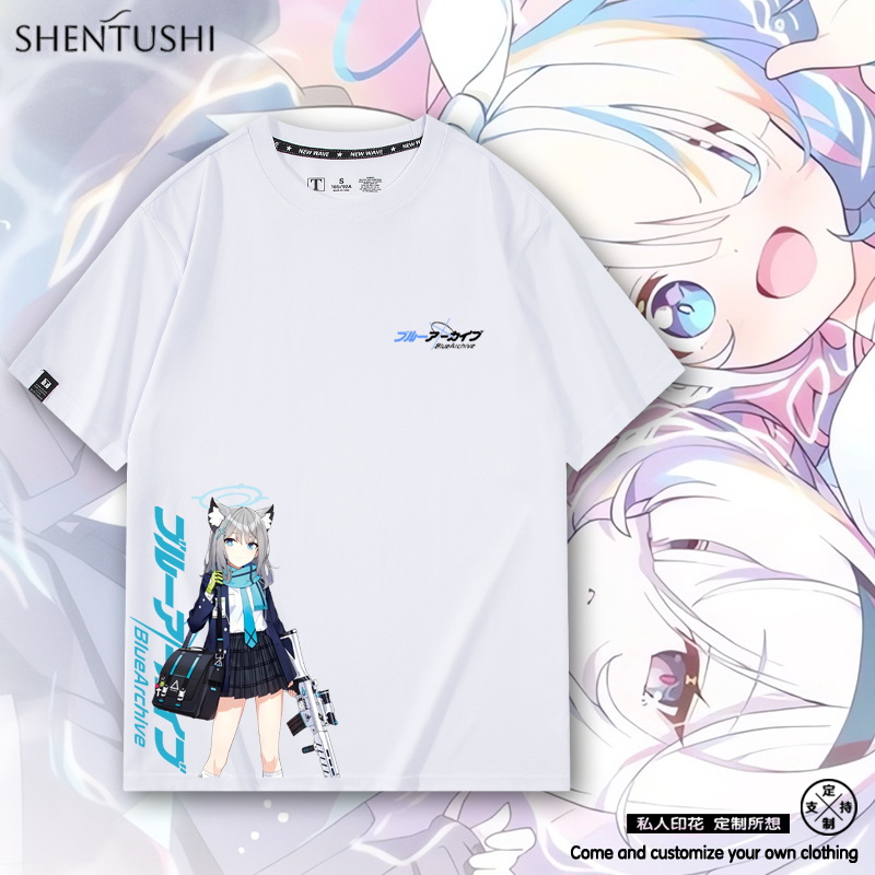 休闲宽松纯棉情侣短袖