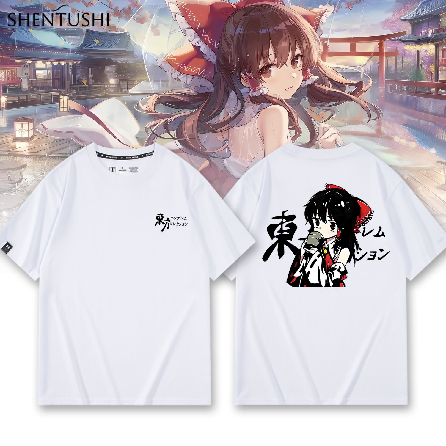 休闲宽松纯棉情侣短袖