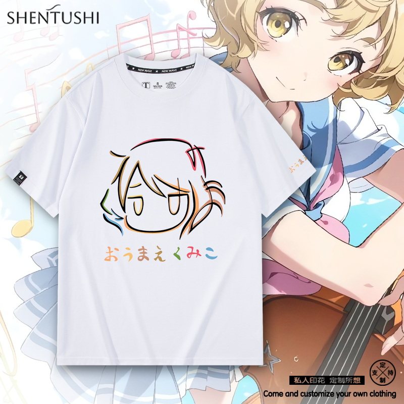 休闲宽松纯棉情侣短袖