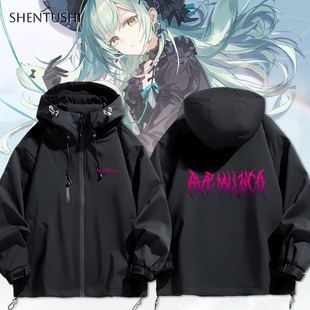 Ave Mujica 6th LIVE同款动漫周边秋季连帽男女生休闲百搭冲锋衣
