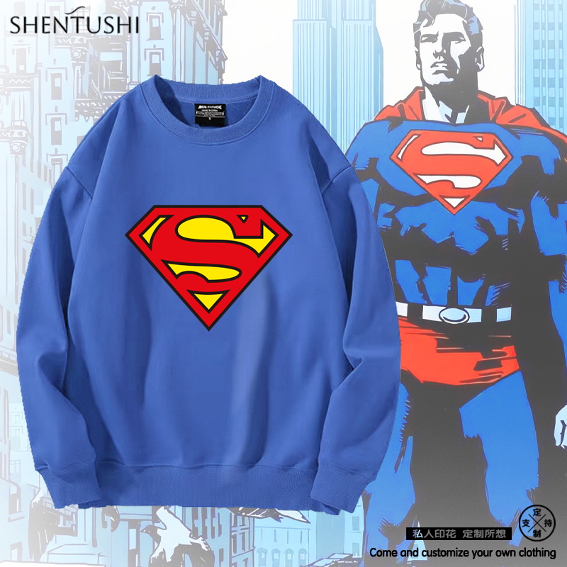 加绒柔顺亲肤保暖圆领卫衣