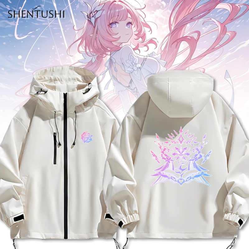 连帽秋冬新款宽松防风冲锋衣