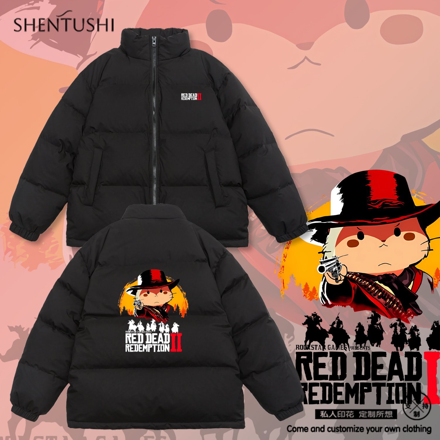 休闲立领冬季三防羽绒服