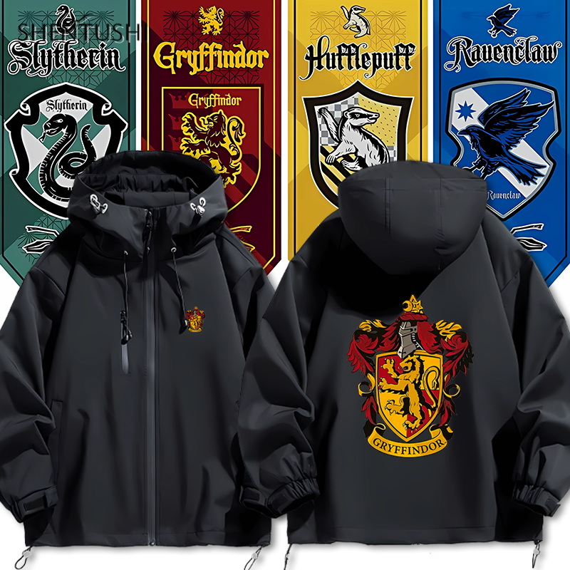 连帽秋冬新款宽松防风冲锋衣