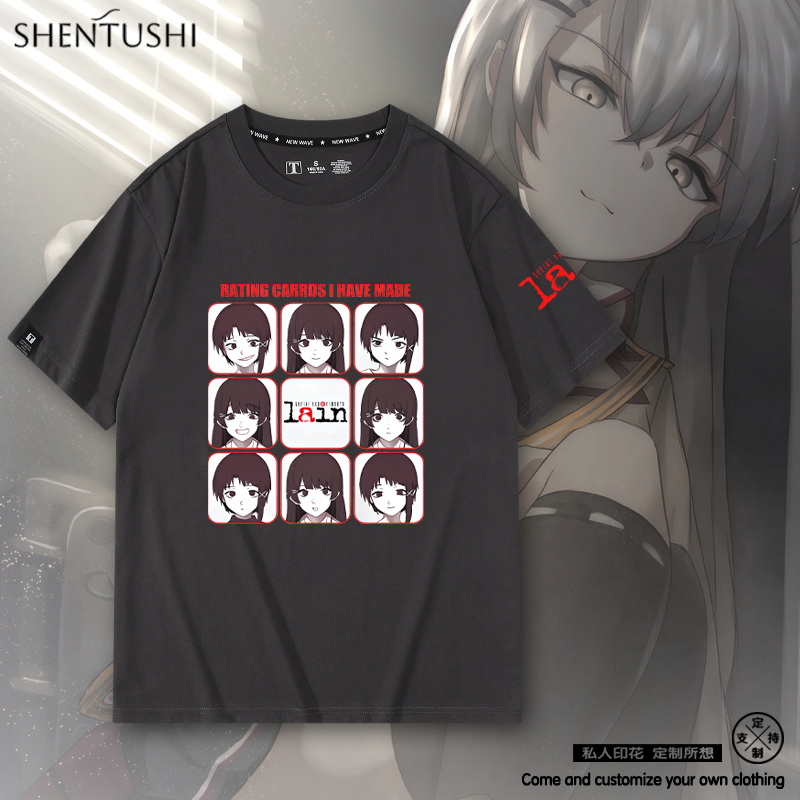 休闲宽松纯棉情侣短袖