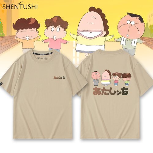 休闲宽松纯棉情侣短袖