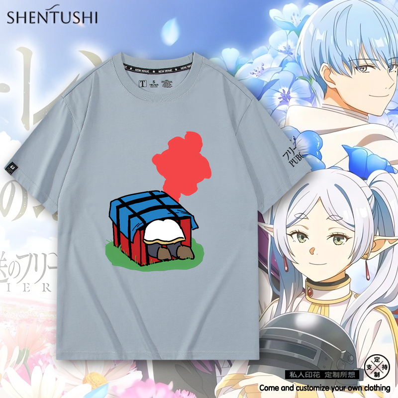 休闲宽松纯棉情侣短袖