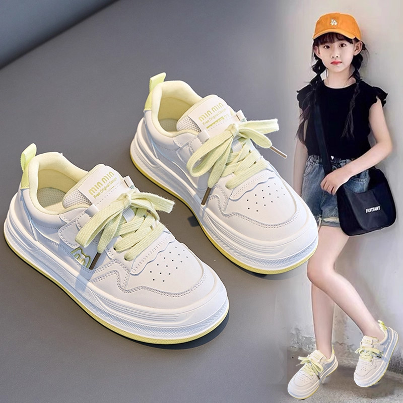女童运动鞋2026秋季新款儿童透气小白鞋女孩软底板鞋中大童休闲鞋