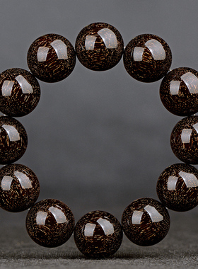 印度小叶紫檀手串2.0爆满金星360度孤品收藏款老料男款佛珠