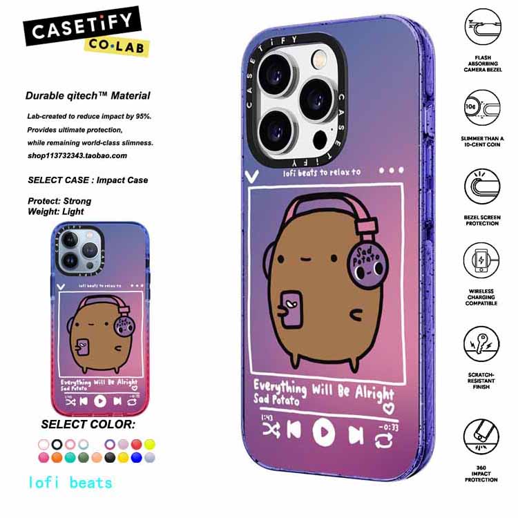 香港代购 CASETiFY lofi beats土豆仔适用iphone1