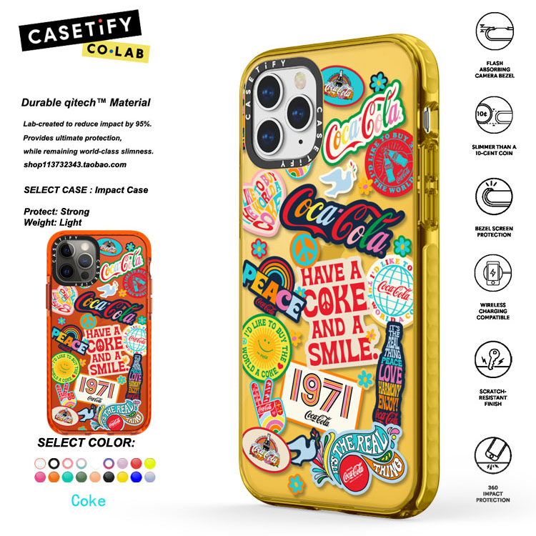 casetify 联名cokakola可口可乐 适用iphone13/12/pro/max手机壳