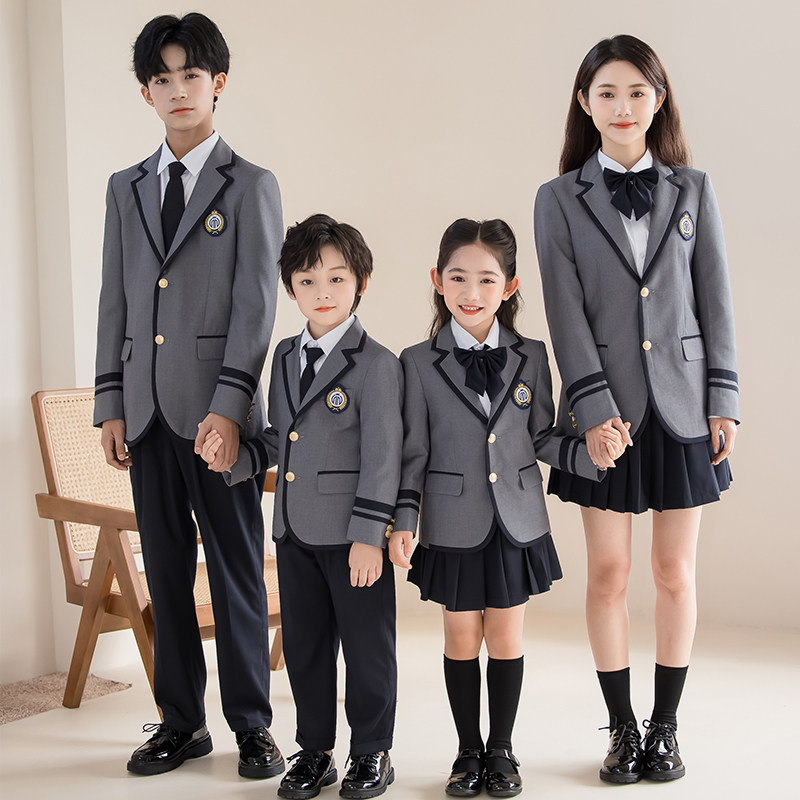小学生校服学院英伦风小西装礼服儿童演出服