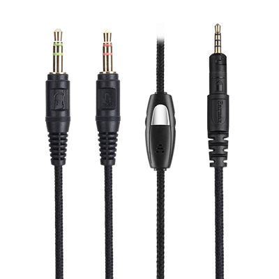 Earmax 铁三角 ATH-M40X M50X M60X M70X 电脑游戏聊天语音耳机线