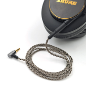 适用于舒尔 940耳机线6股单晶铜编织升级线 SRH540 SRH840A 440A