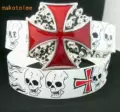 Ginger yellow new white cross skull