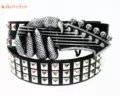 Black Square Nail Guitar Skull
