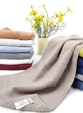 内家代工外贸日单出口日本ACTUS原单纯棉素色流苏日系毛浴巾方巾