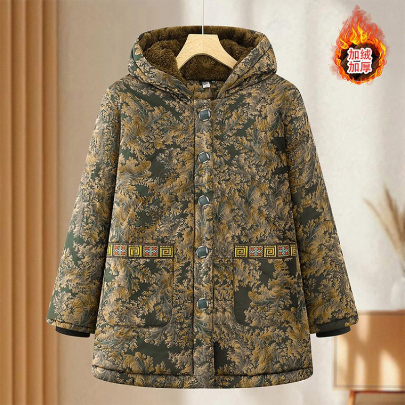 老太太冬天衣服保暖厚实居家外套