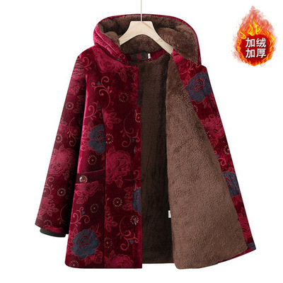 70老太太保暖外套奶奶家居服外穿