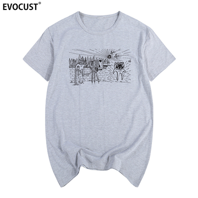 Radiohead Com Lag: 2+2=5 电台司令 Stanley Donwood男女短袖T恤