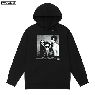 Chain另类摇滚乐队William The Mary and Reid连帽卫衣男女 Jesus